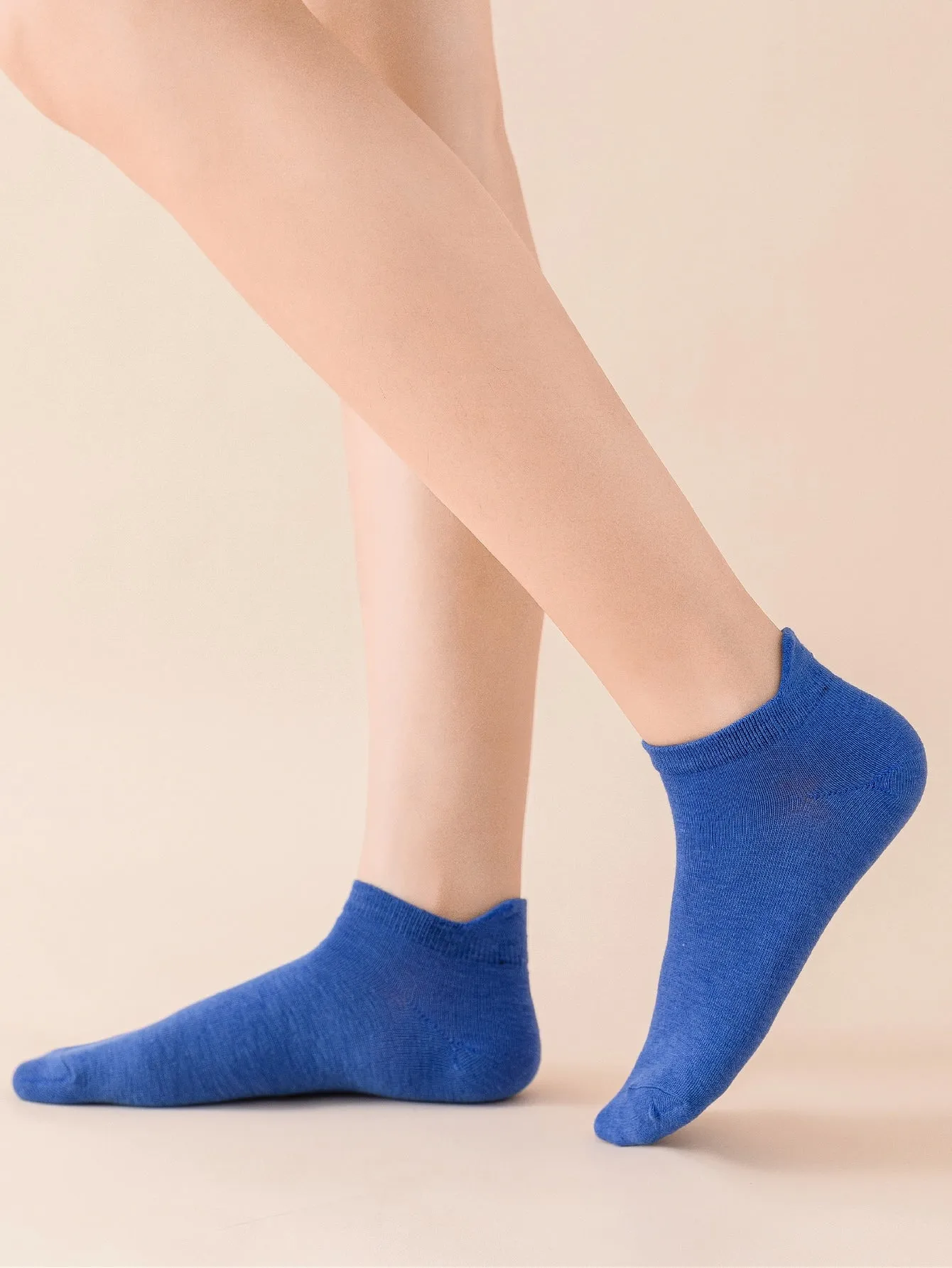 10pairs Solid Ankle Socks