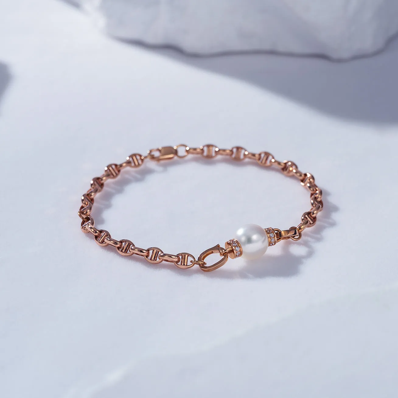 18K Freshwater Pearl Bracelet KB00016