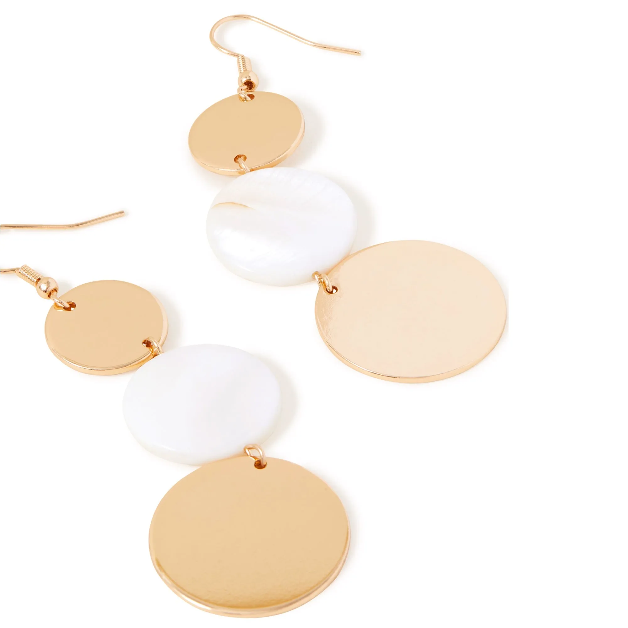 Accessorize London Women's Triple Circle Drop Earrings