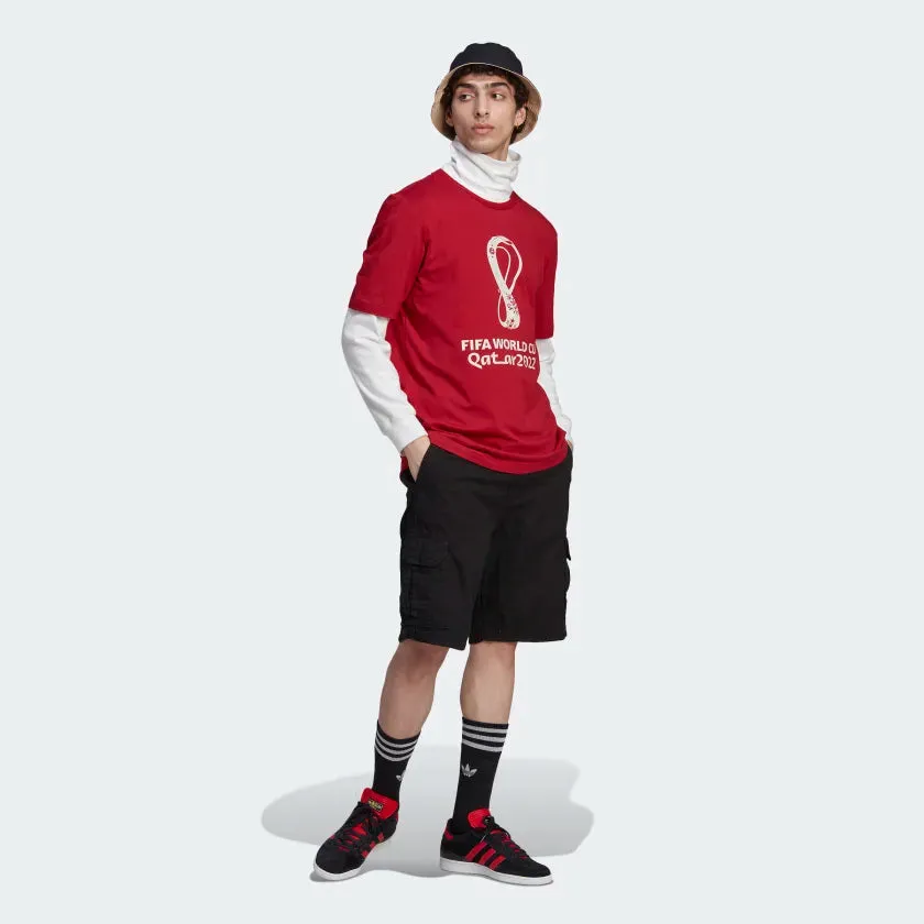 Adidas Fifa World Cup 2022™ Graphic Tee - Active Maroon