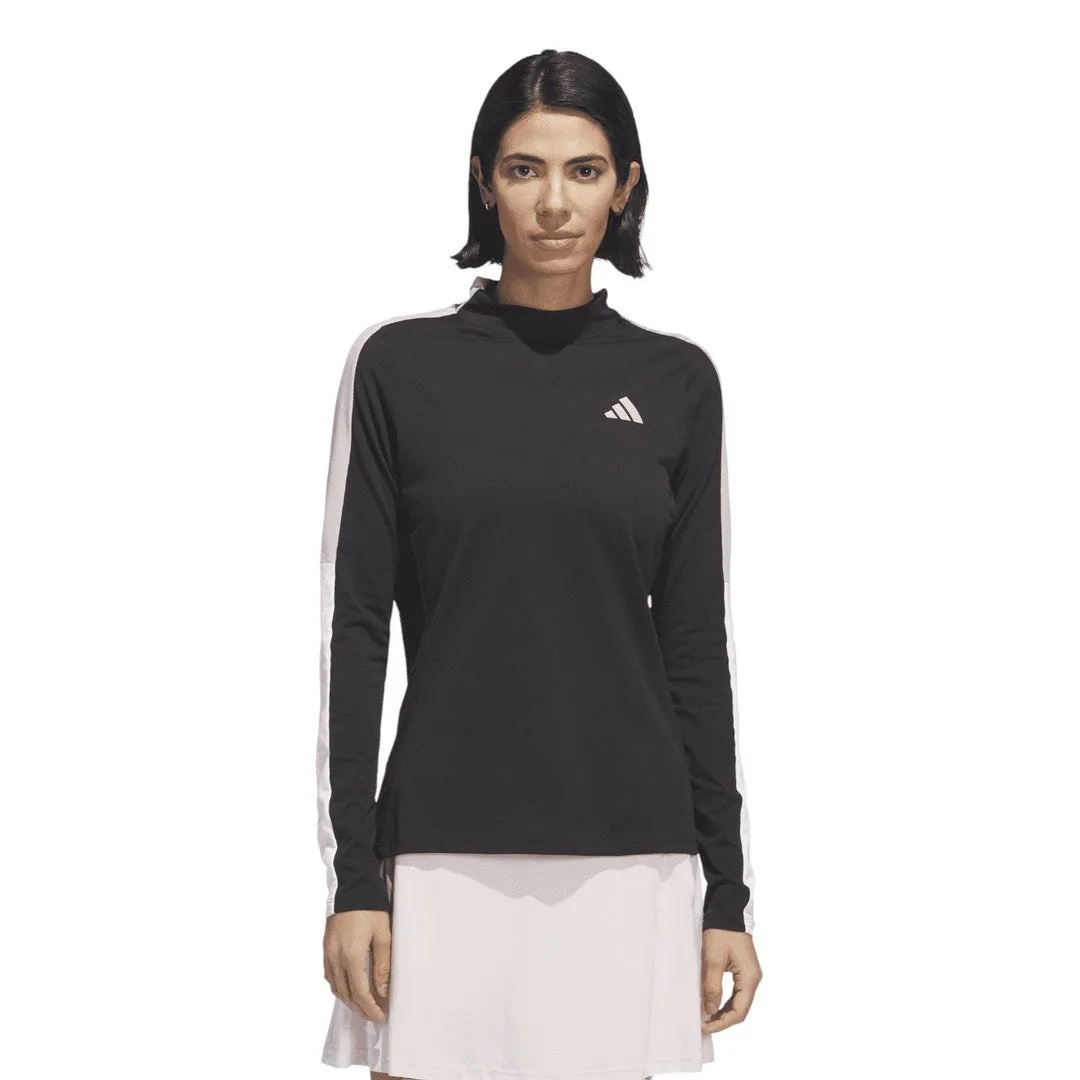 adidas Ladies Made With Nature Mock Neck Long-Sleeve Top IK4384