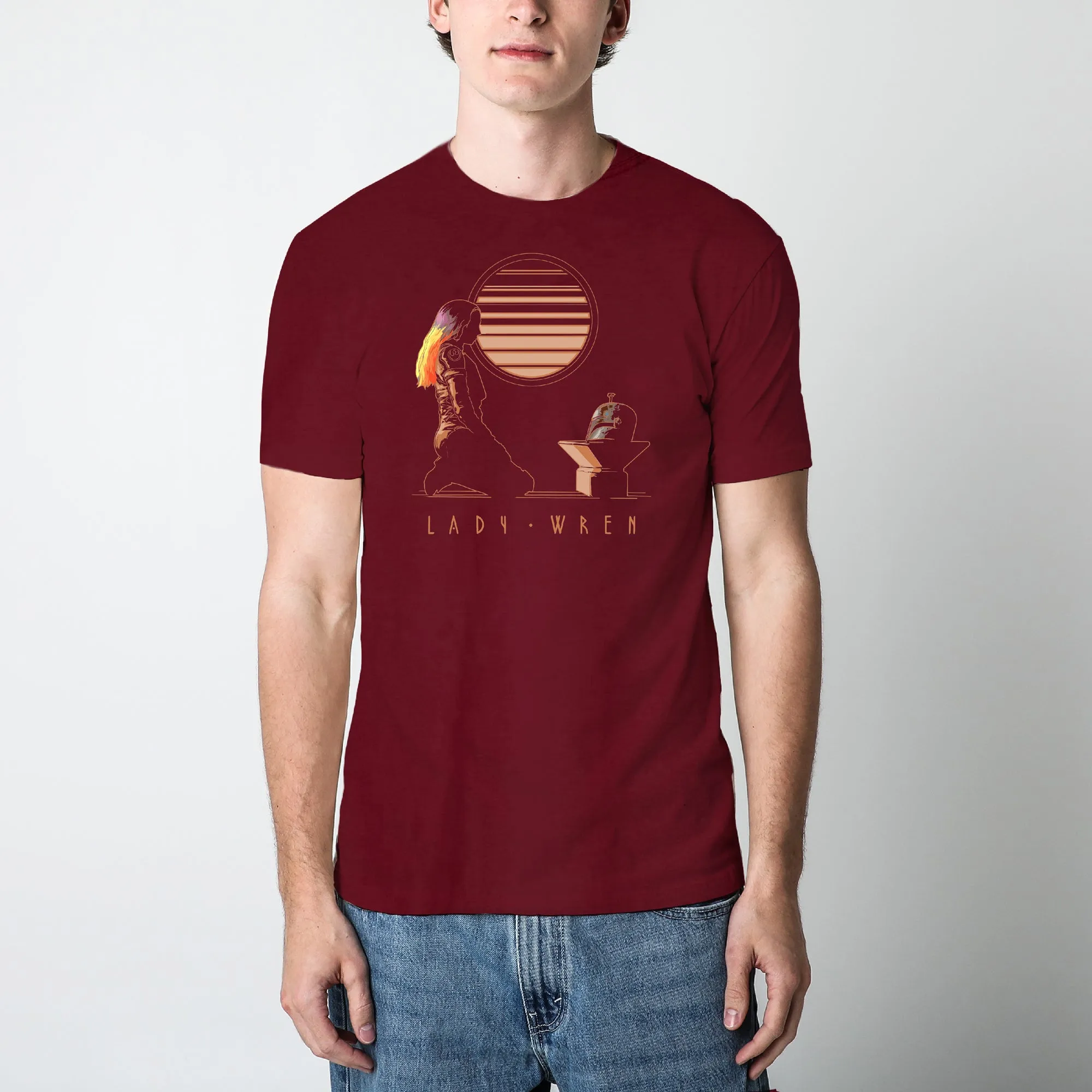 Ahsoka Series Lady Wren Maroon Tee