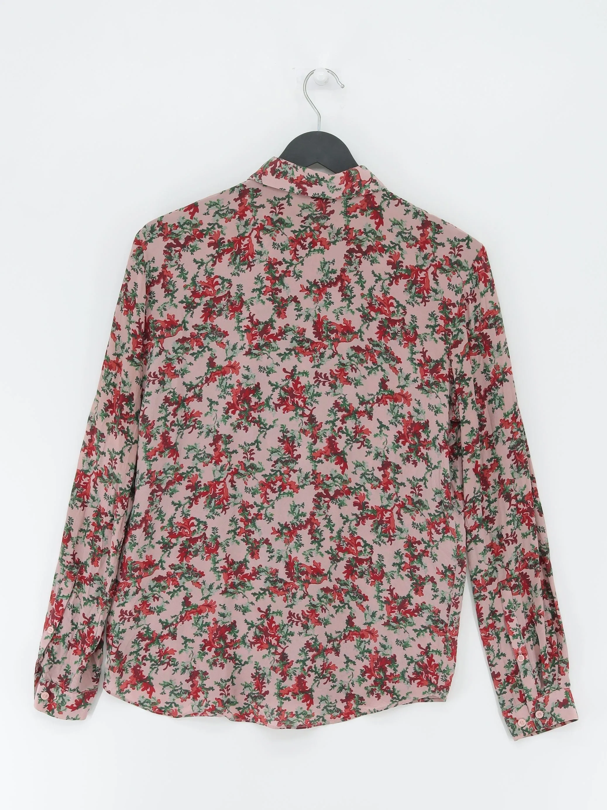 & Other Stories Women's Blouse UK 8 Multi 100% Silk