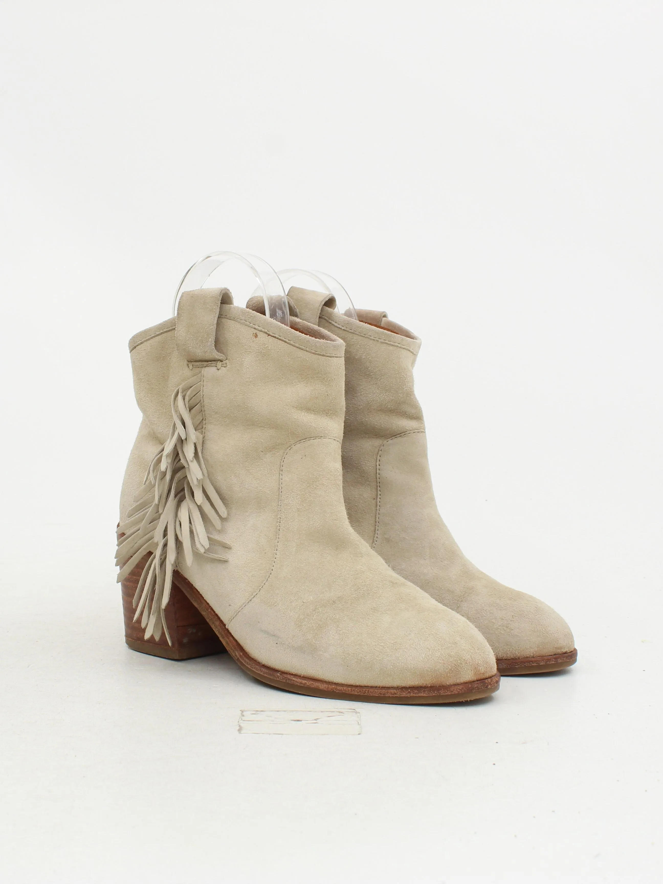 & Other Stories Women's Boots UK 4.5 Cream 100% Other