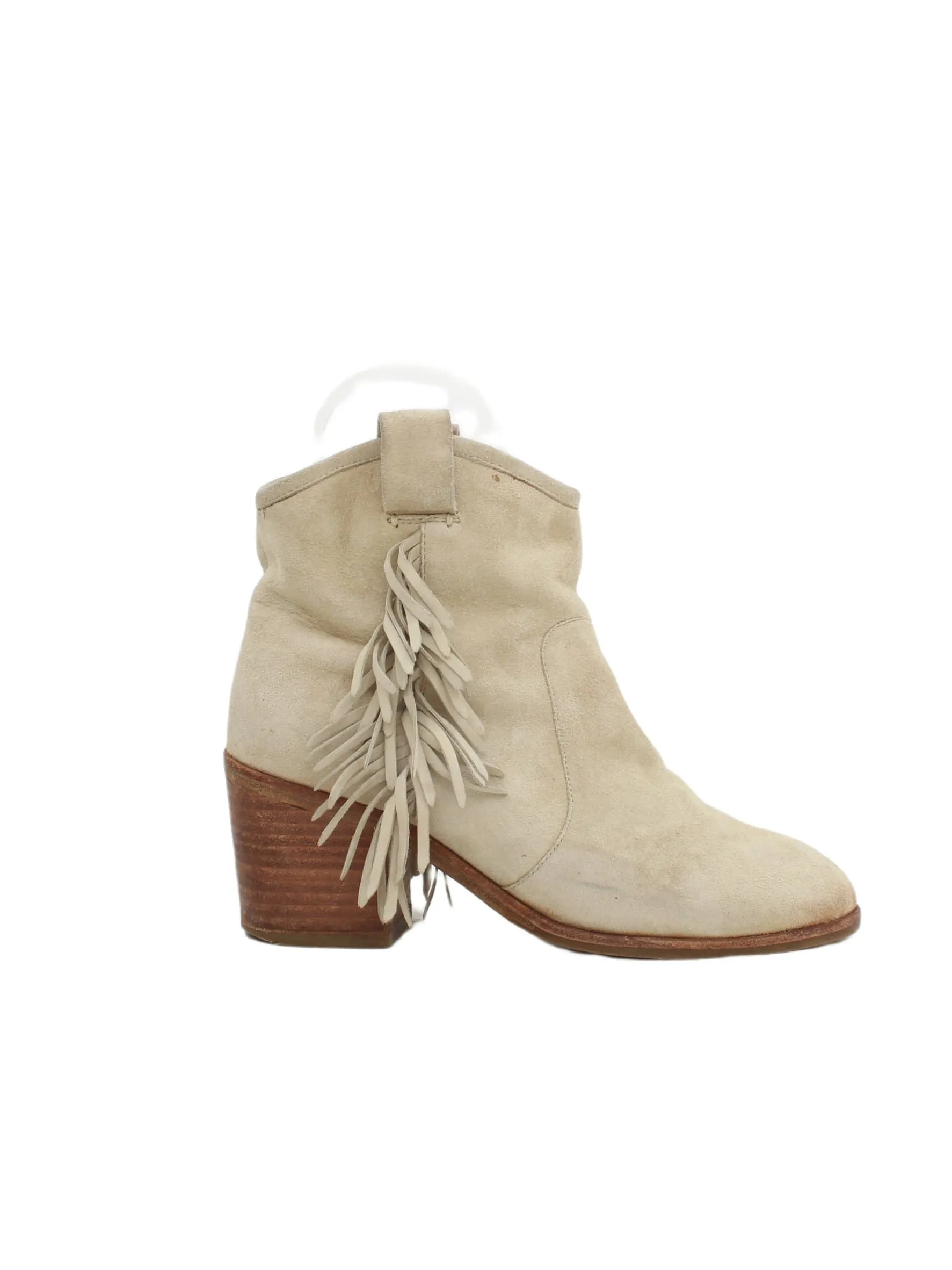 & Other Stories Women's Boots UK 4.5 Cream 100% Other