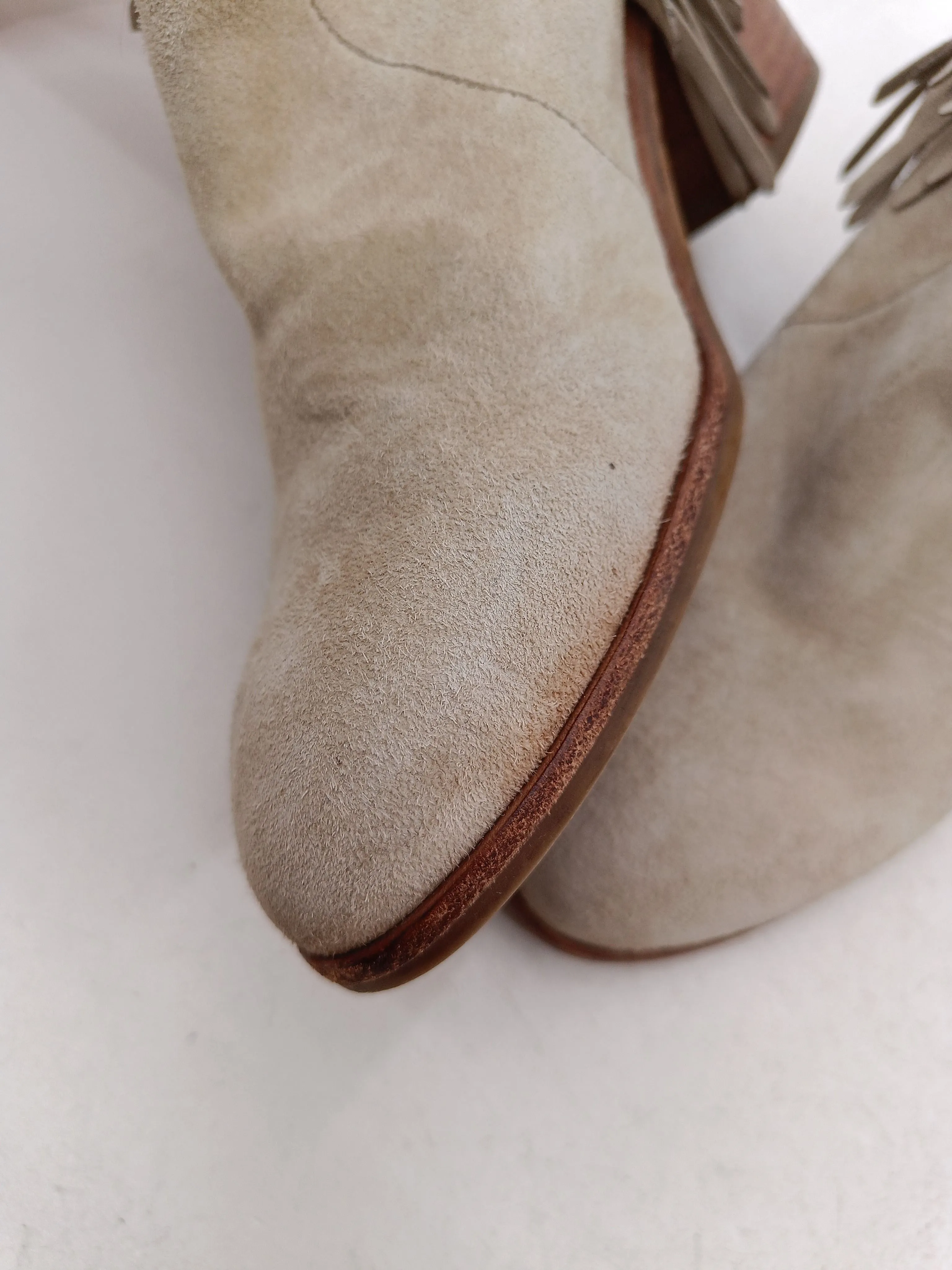 & Other Stories Women's Boots UK 4.5 Cream 100% Other