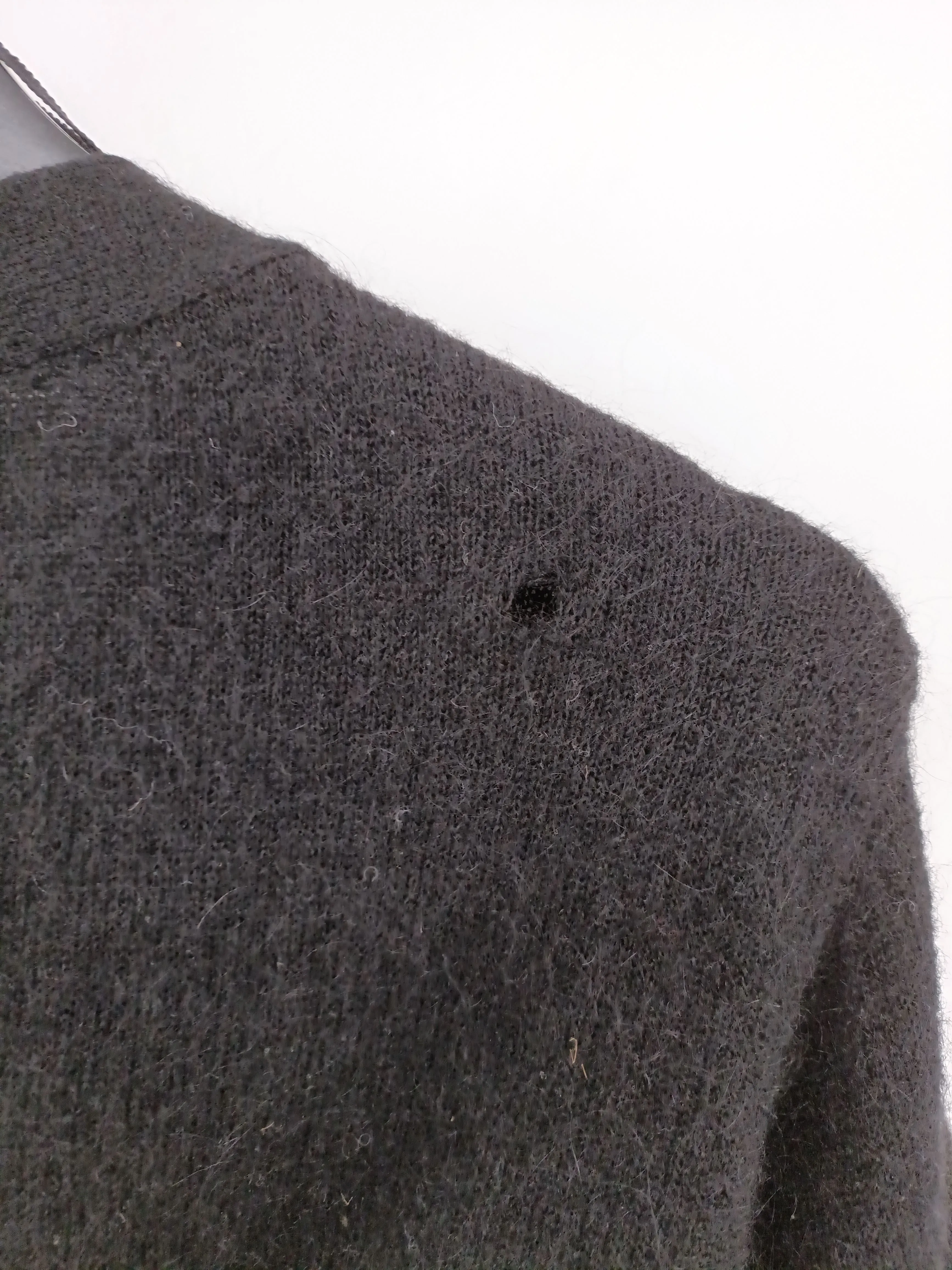 & Other Stories Women's Cardigan S Black Polyamide with Elastane, Mohair, Wool