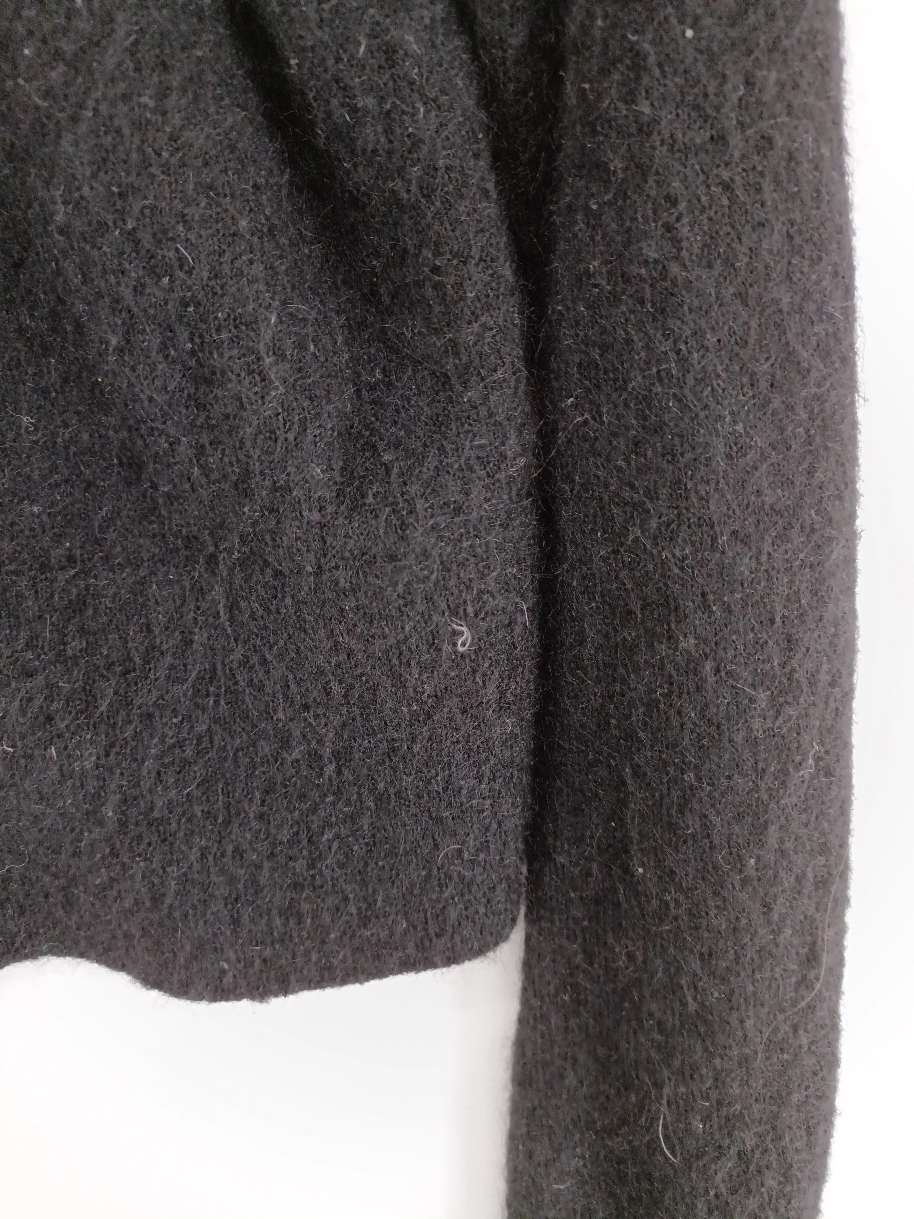 & Other Stories Women's Cardigan S Black Polyamide with Elastane, Mohair, Wool