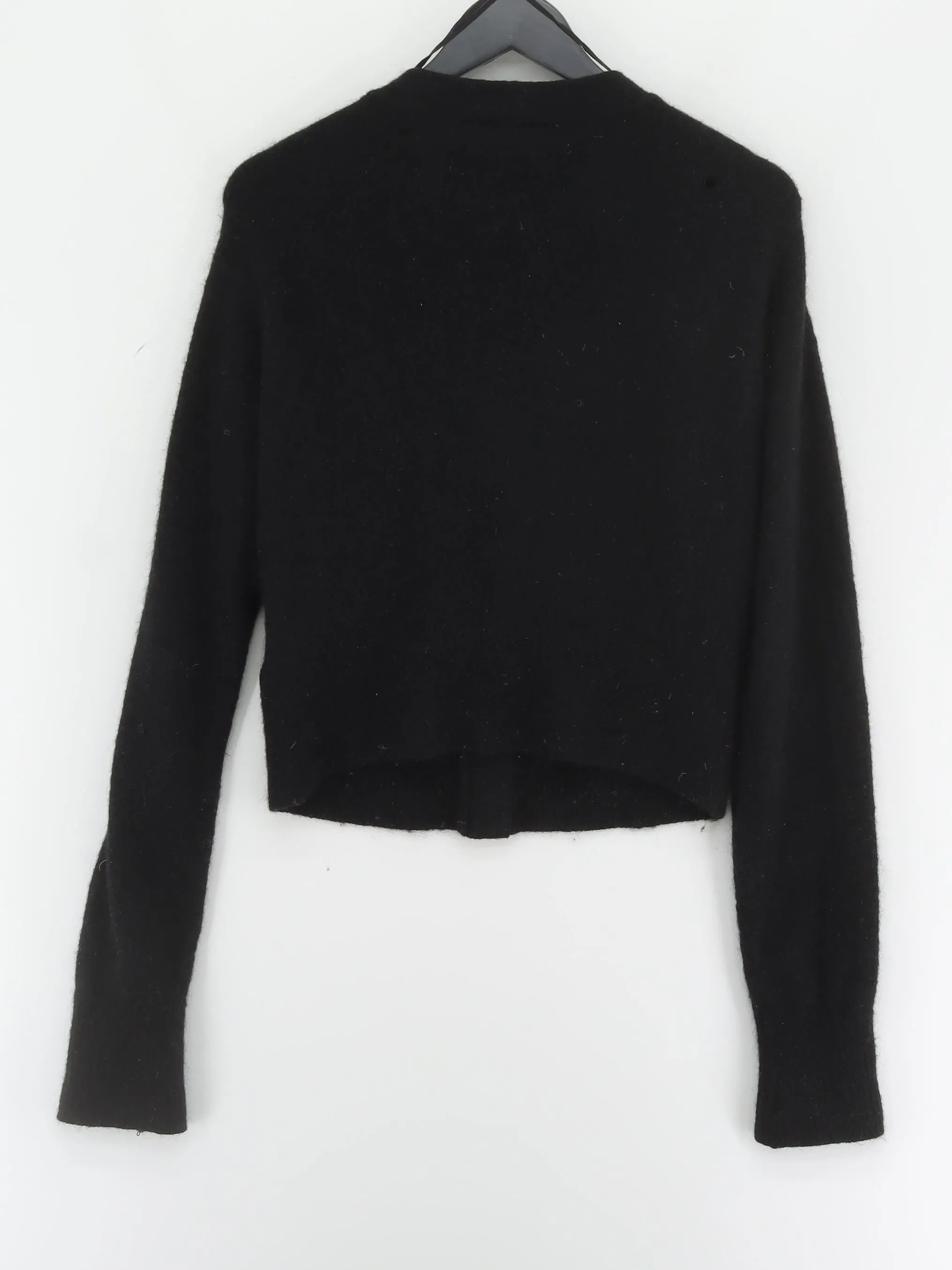 & Other Stories Women's Cardigan S Black Polyamide with Elastane, Mohair, Wool