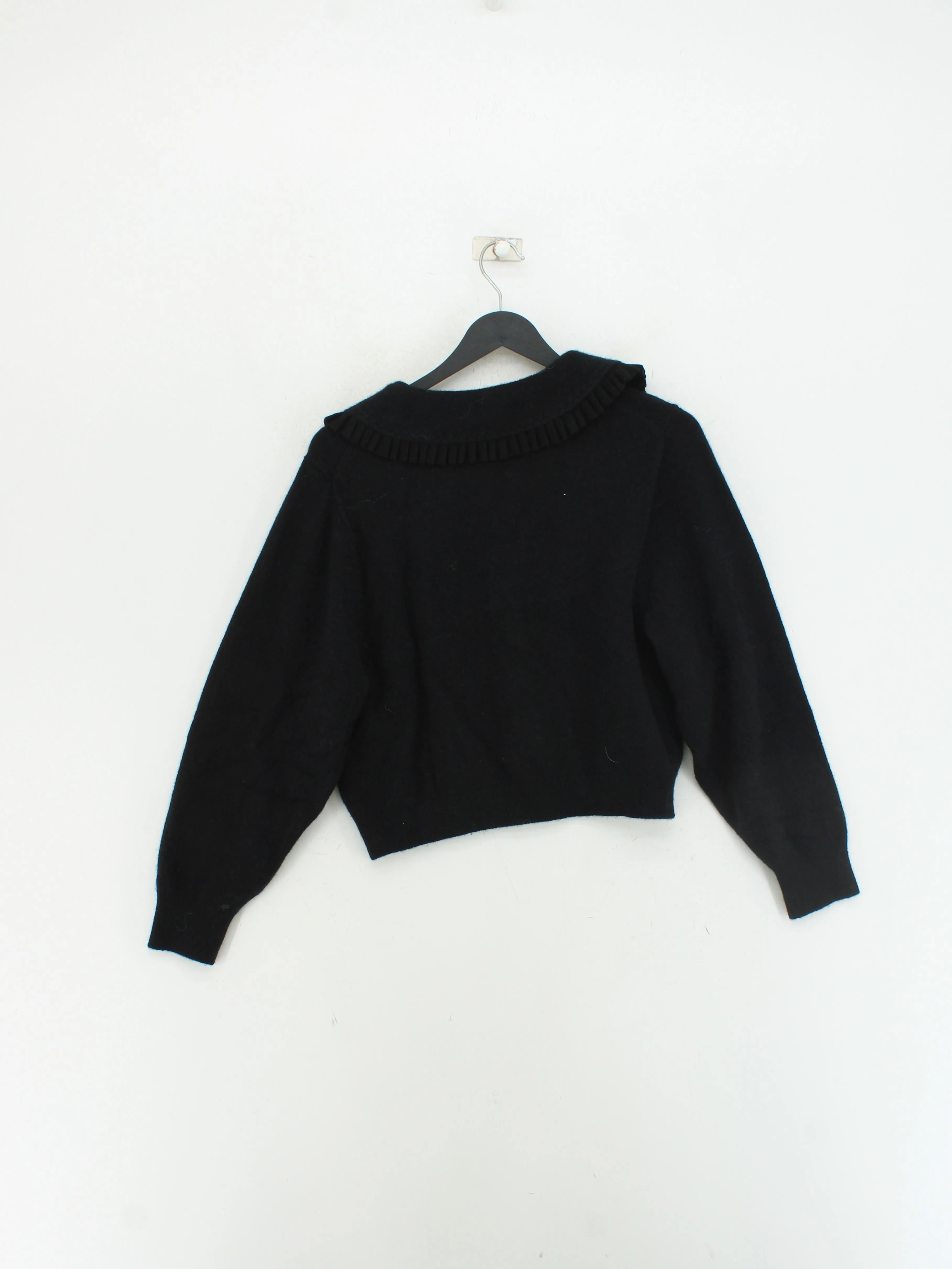 & Other Stories Women's Cardigan XS Black 100% Wool