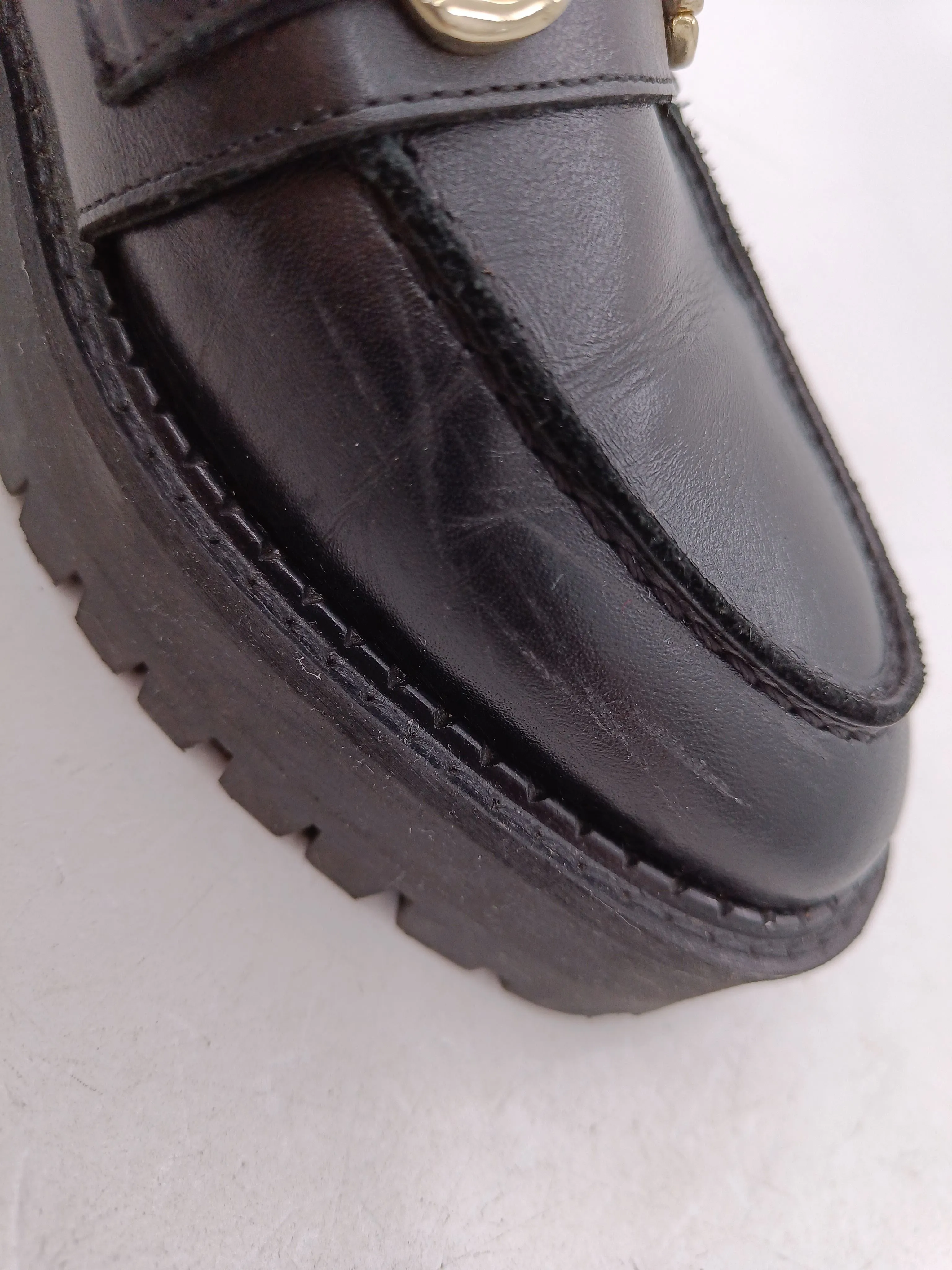 & Other Stories Women's Flat Shoes UK 7 Black 100% Other