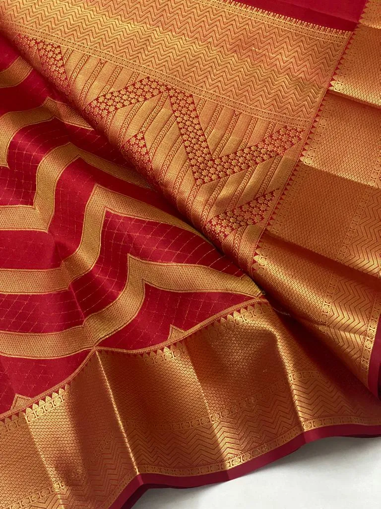 Amrapali , elegant Bridal Kanjeevaram Silk Saree for Women -PRIYA001KSR