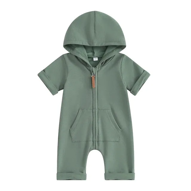 AVERY Hooded Summer Jumpsuit