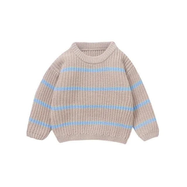 AVERY Striped Knitted Sweater