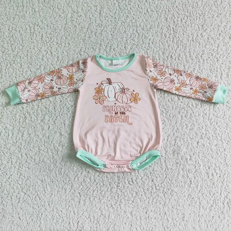 Baby Onesie Romper - Autumn - Pumpkin Patch Princess Girls