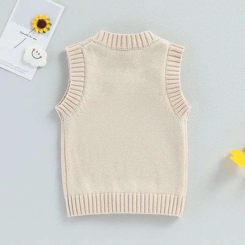 Baby/Toddler (to 5T) Boys Autumn Sweater Vest - Neutrals