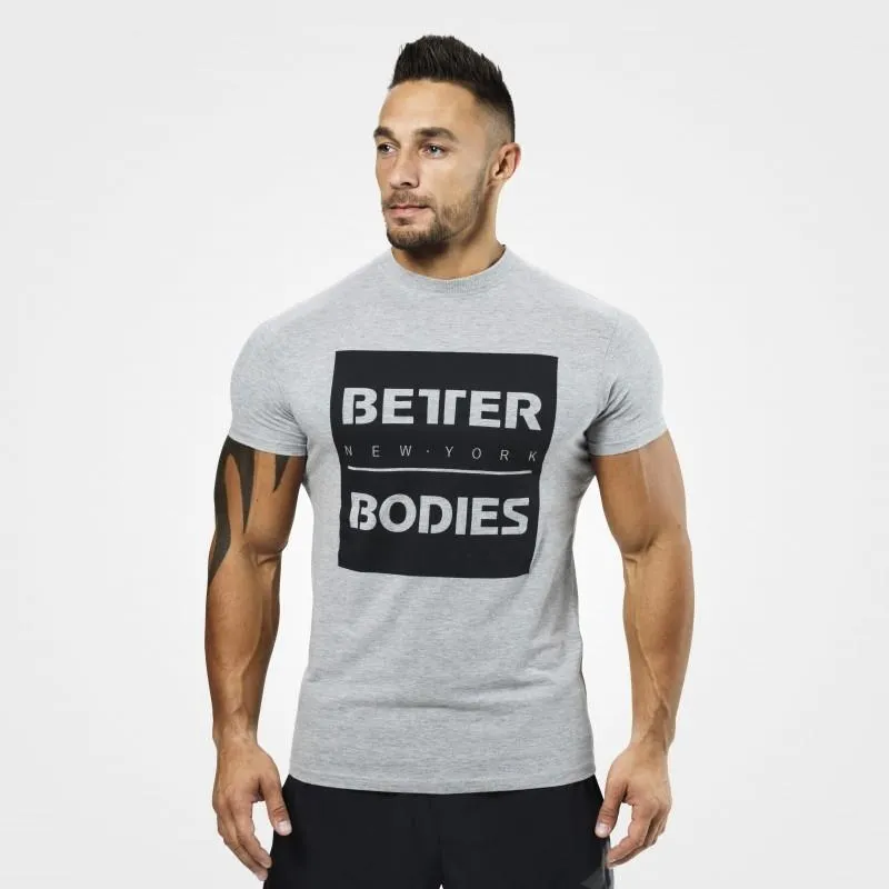 Better Bodies Casual Tee - Greymelange