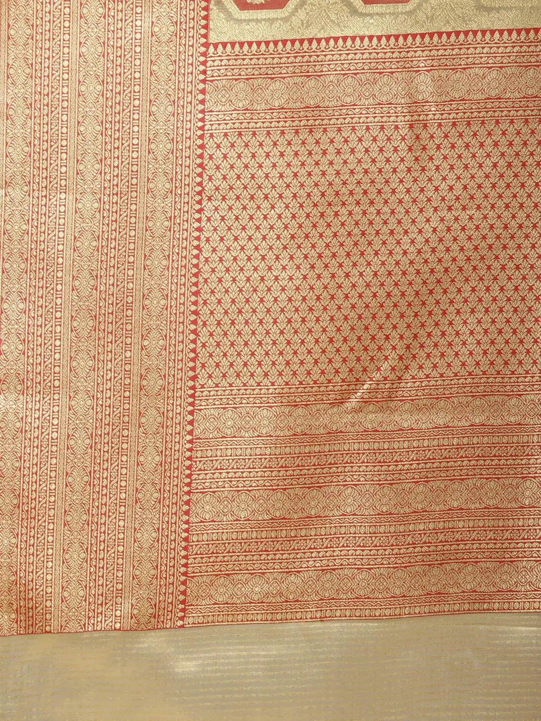 Brocade Zari Jaal Woven Tissue Saree