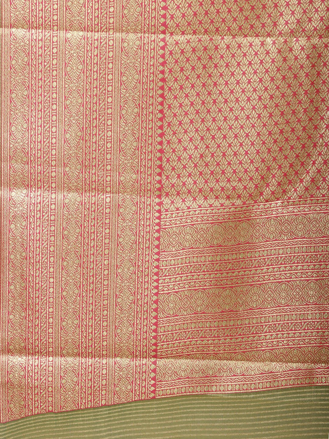 Brocade Zari Jaal Woven Tissue Saree