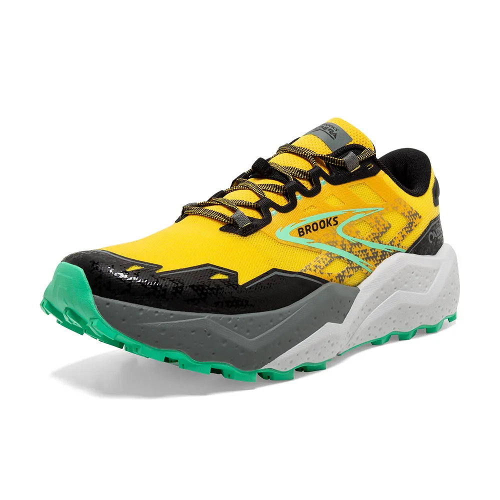 Brooks Caldera 7 (Mens) - Lemon Chrome/Black/Springbud