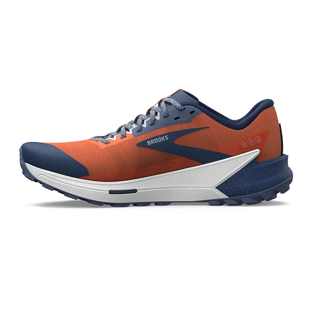 Brooks Catamount 2 (Mens) - Firecracker/Navy/Blue