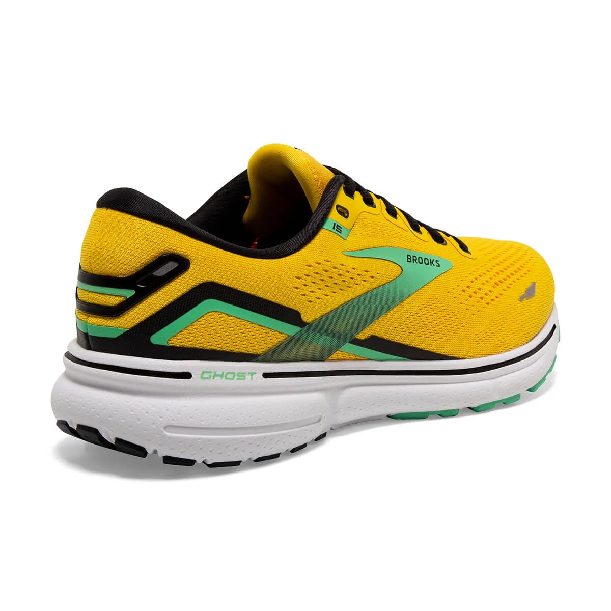 Brooks Ghost 15 Mens | Lemon Chrome/black/springbud