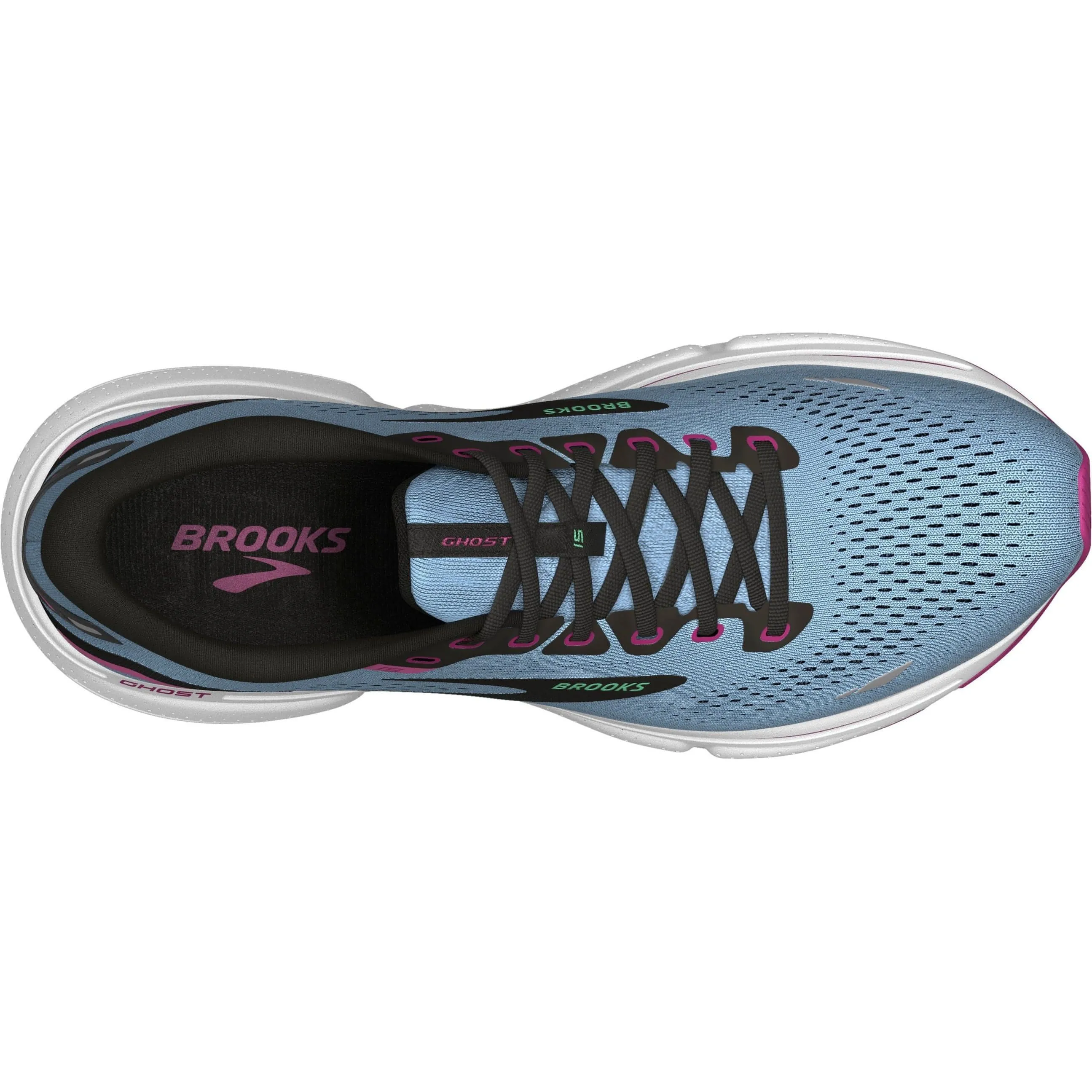 Brooks Ghost 15 Womens Running Shoes - Blue