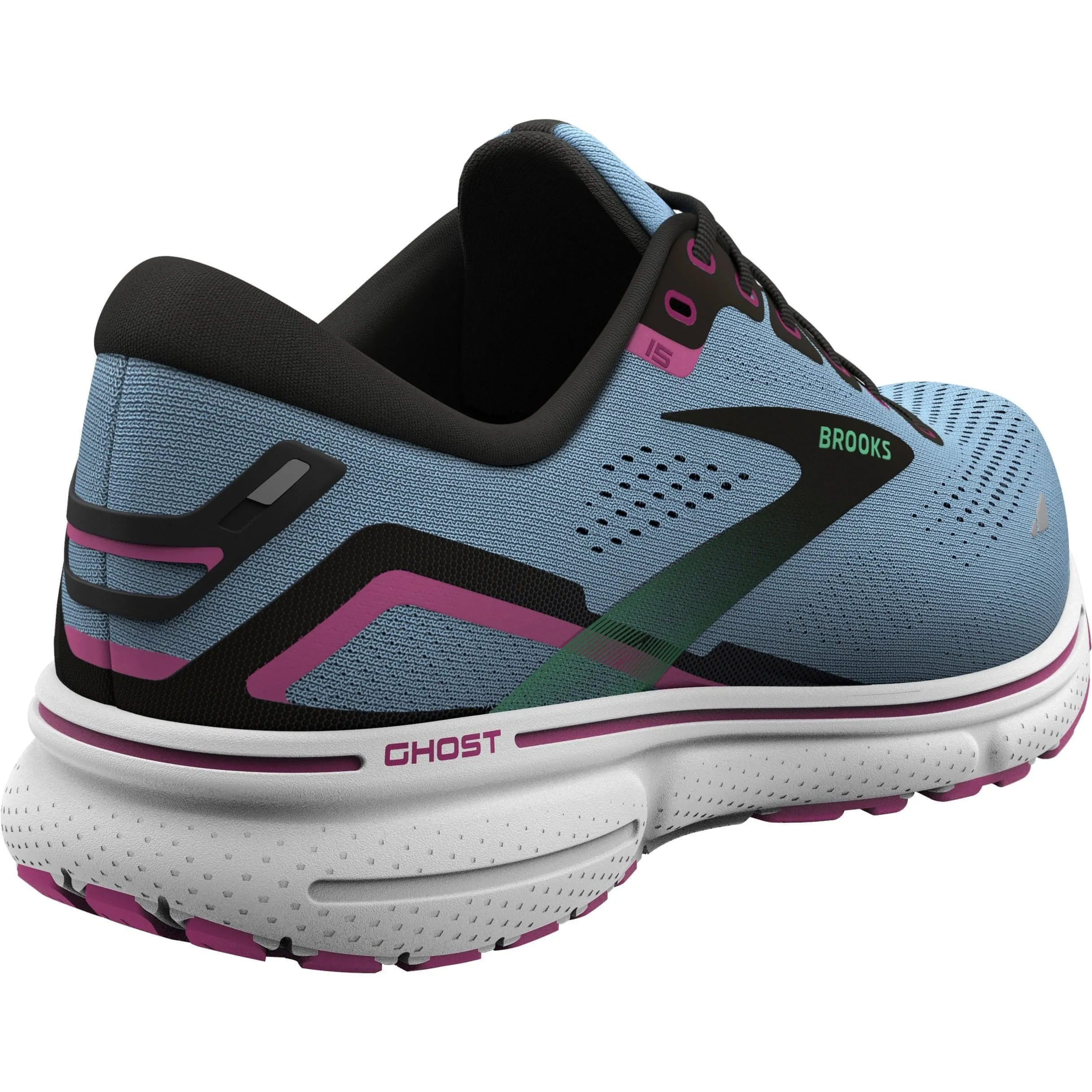 Brooks Ghost 15 Womens Running Shoes - Blue