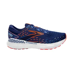 Brooks Men's Glycerin GTS 20 Road Running Shoes - Blue Depths/Palace Blue/Orange