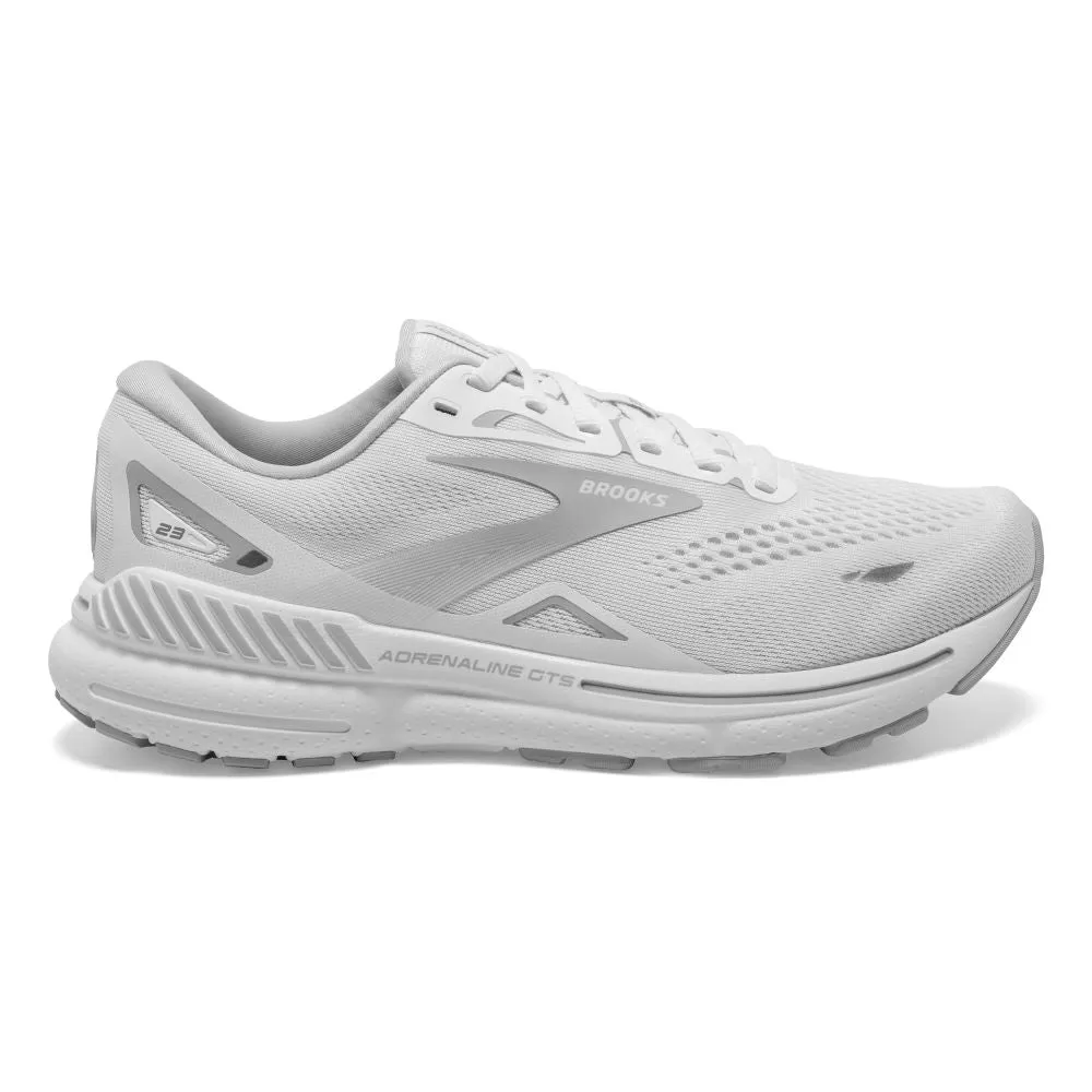 'Brooks' Women's Adrenaline GTS 23 - White / Oyster / Silver