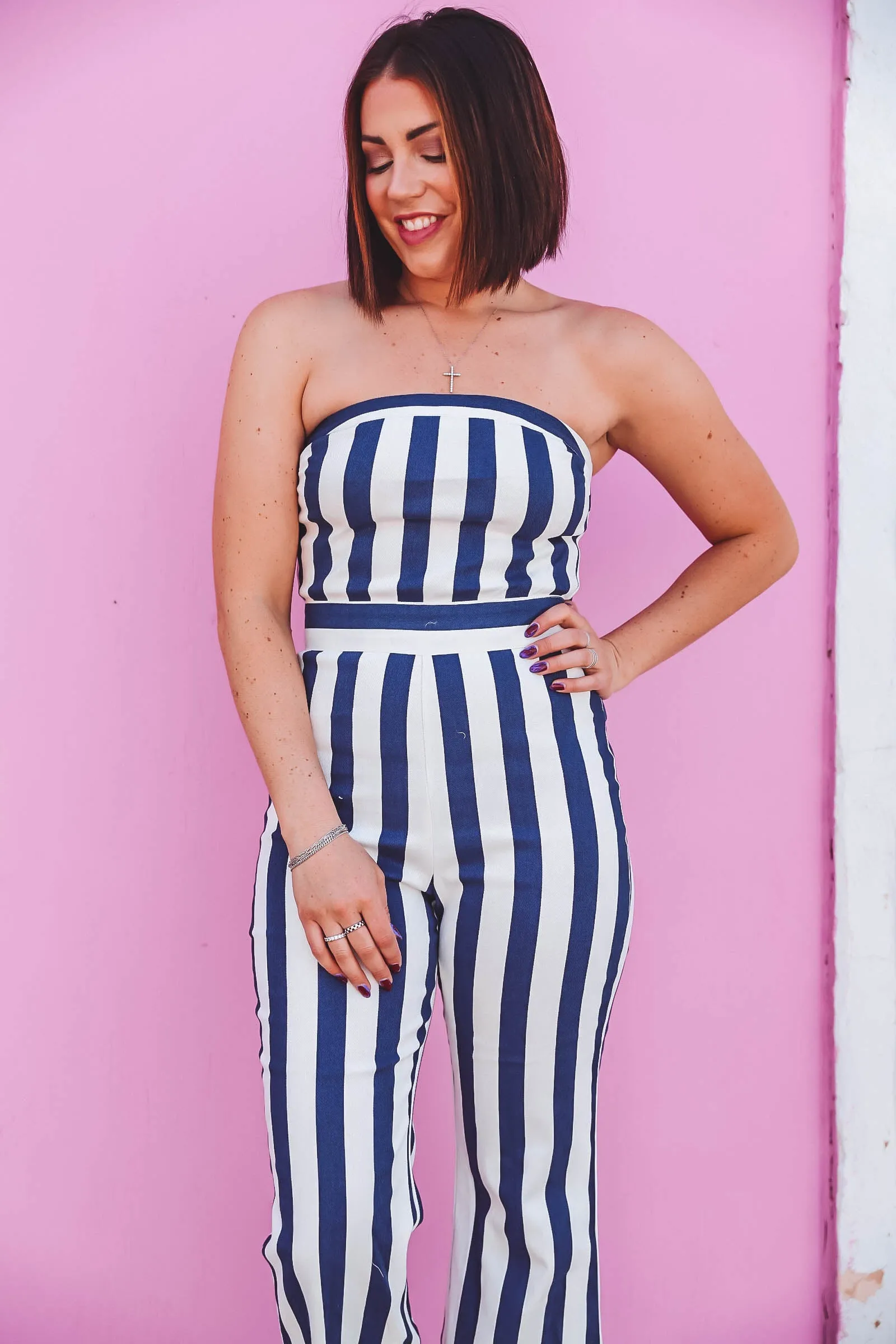 Camden Striped Jumpsuit