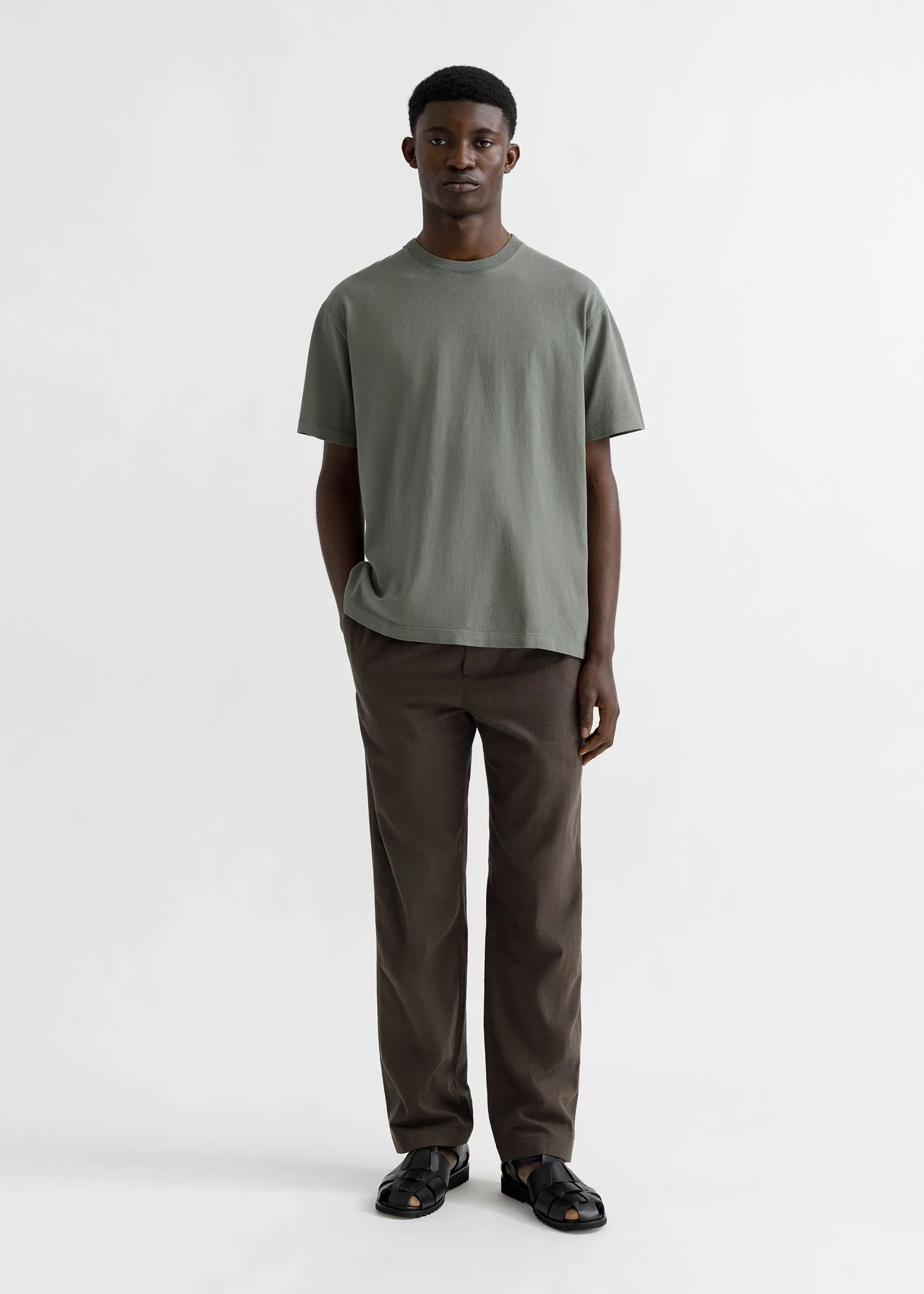 Casual T-Shirt - Washed Green