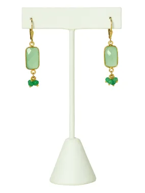 Chalcedony Gemstone Earrings