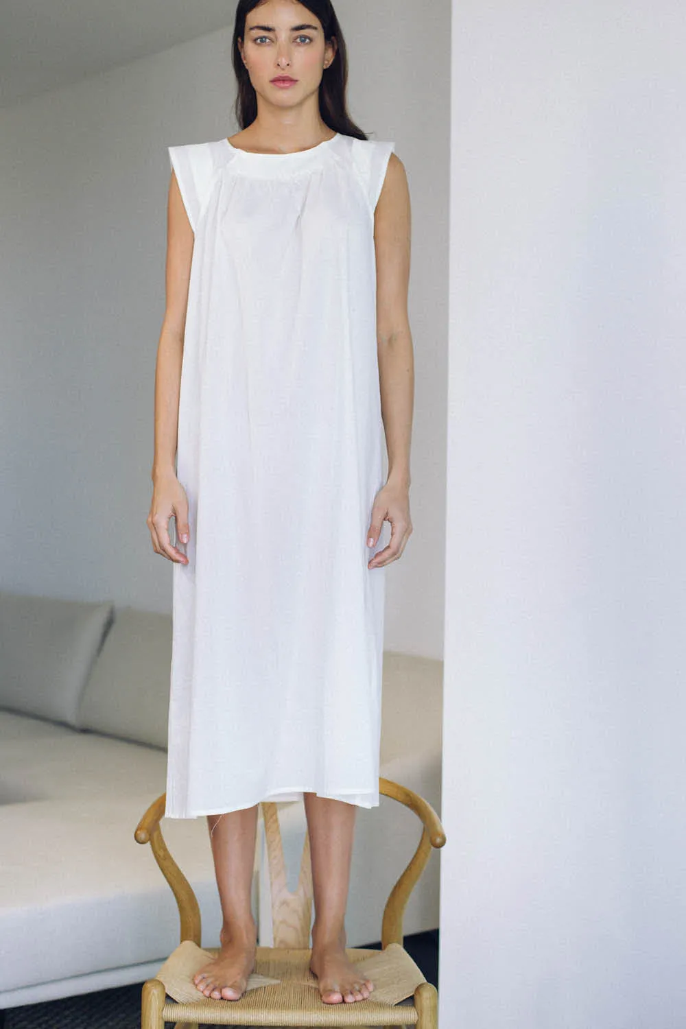 Chloe Nightgown in Milk