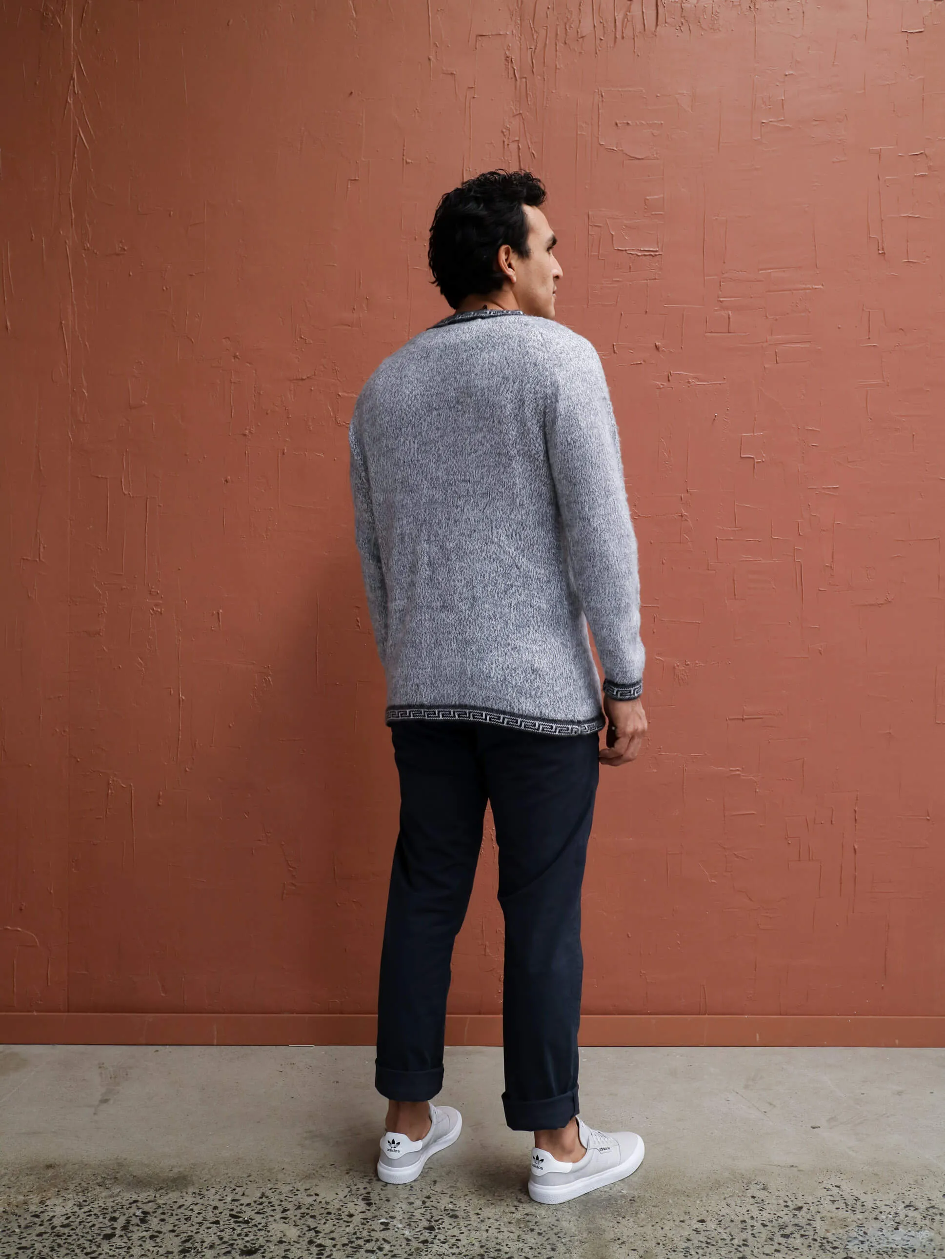 Classic Jumper with Inca Borders