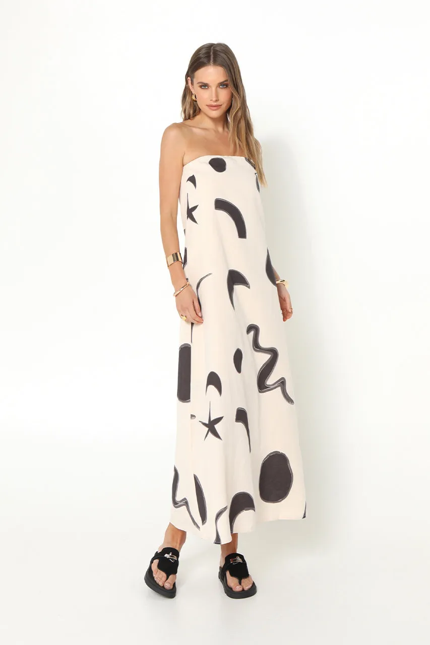 Delaney Maxi Dress | Abstract Print