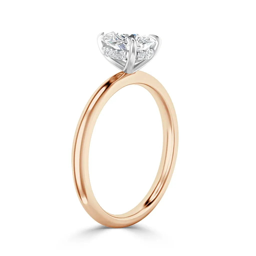 Elaine  - 18ct Rose Gold - Pear