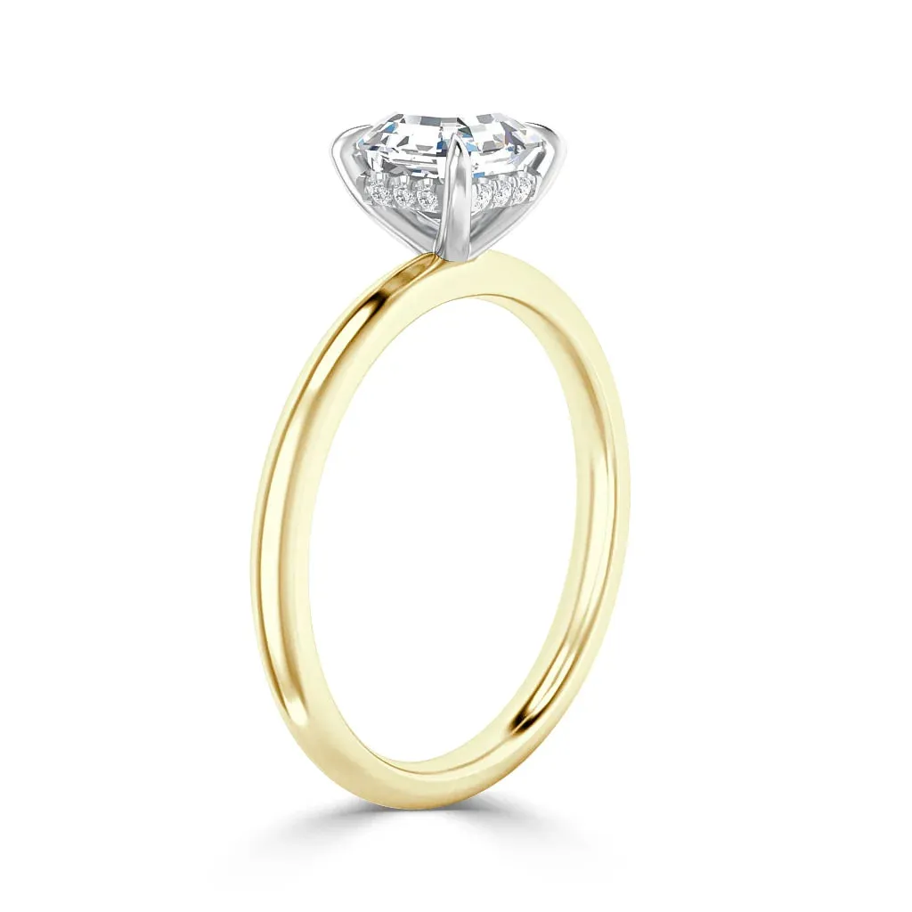 Elaine  - 18ct Yellow Gold - Asscher