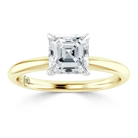 Elaine  - 18ct Yellow Gold - Asscher