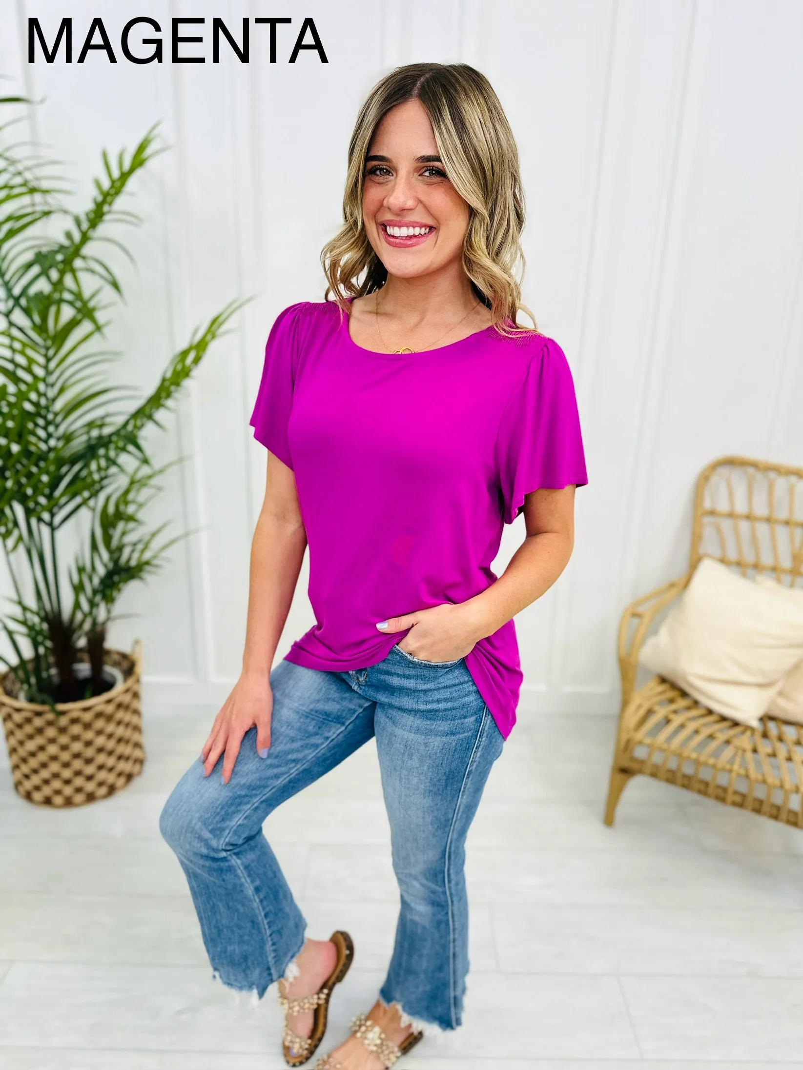 Everyday Casual Top- Multiple Colors!