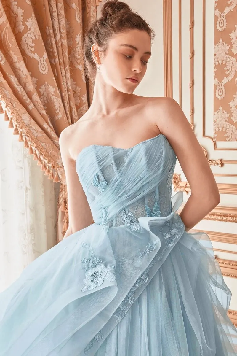 Fairy Tale | Strapless Layered Tulle Ballgown | Andrea & Leo Couture A1021