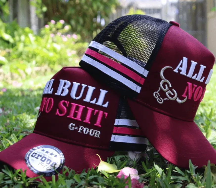 G Four Cap All Bull No Shit Cherry Blossom