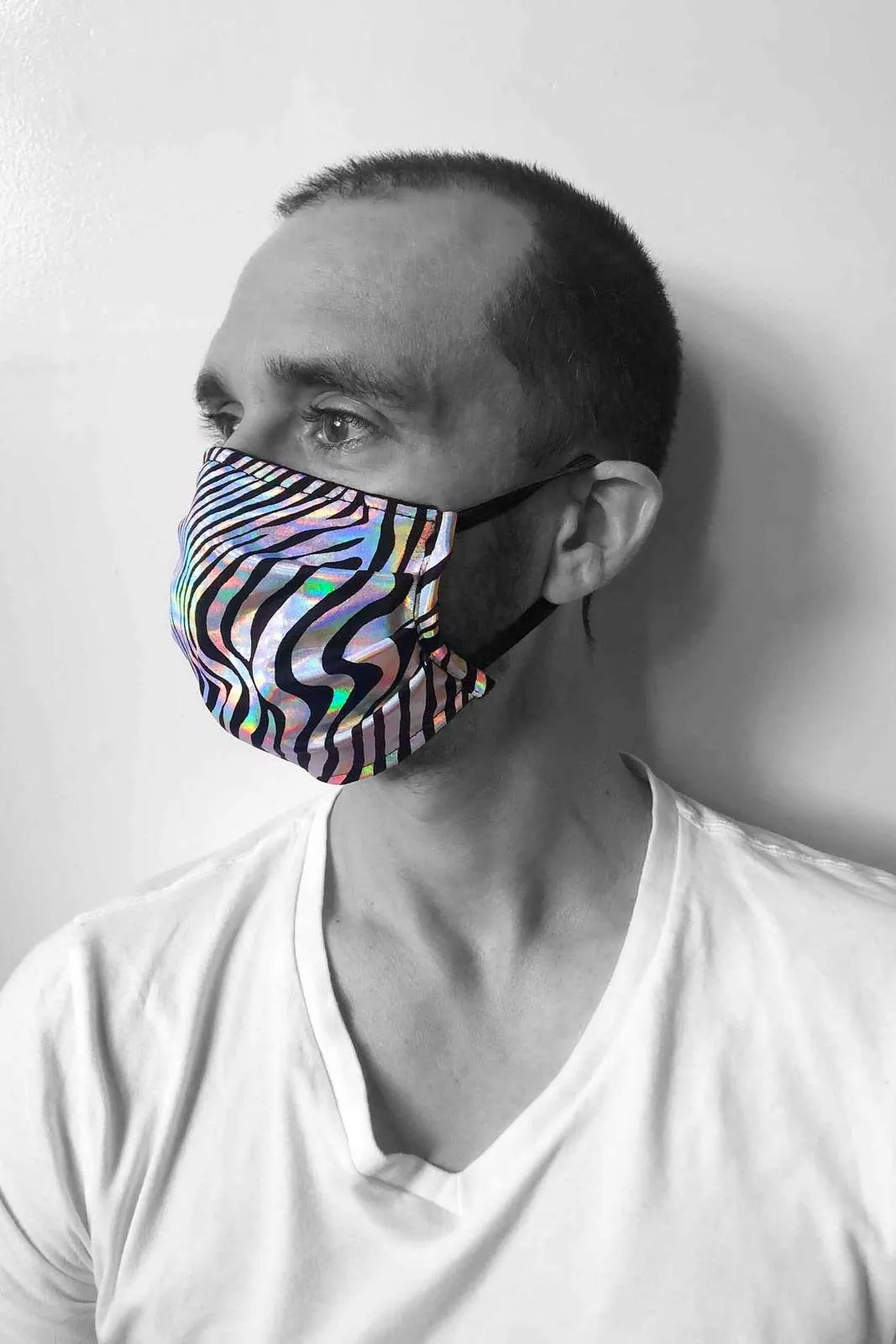 Galactic Jungle Holographic Face Mask