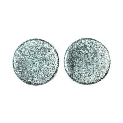 Glass Plugs - Silver Dichro