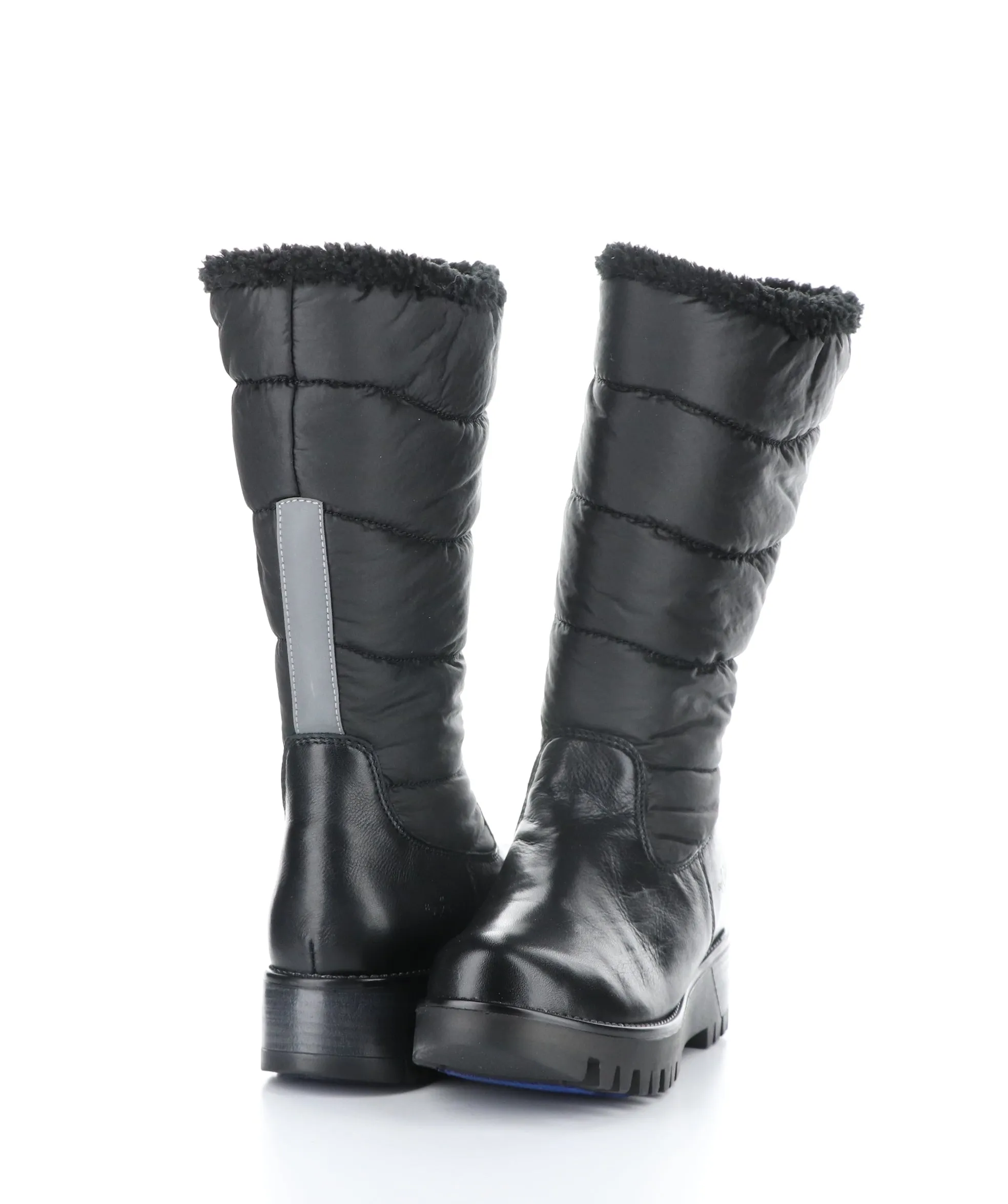 GRACEN PRIMA BLACK Round Toe Boots