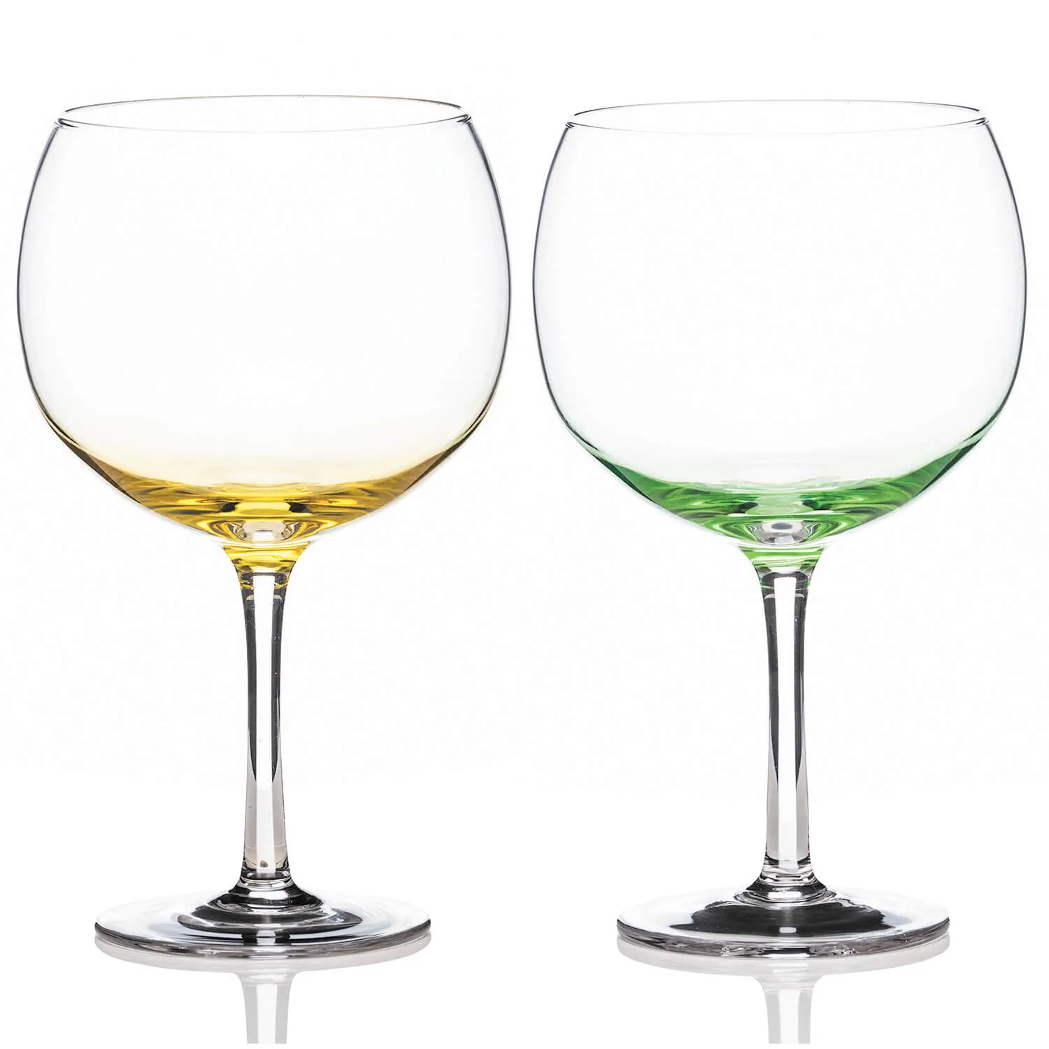 Gradual Lemon & Lime Gin Glass Pair