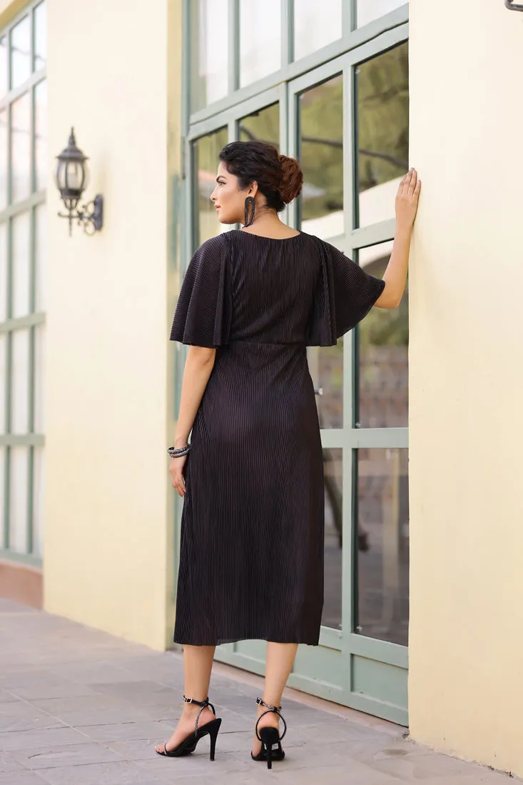 Hannah- Modest Pleat Midi