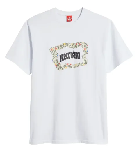 Icecream Flag SS Tee (White)