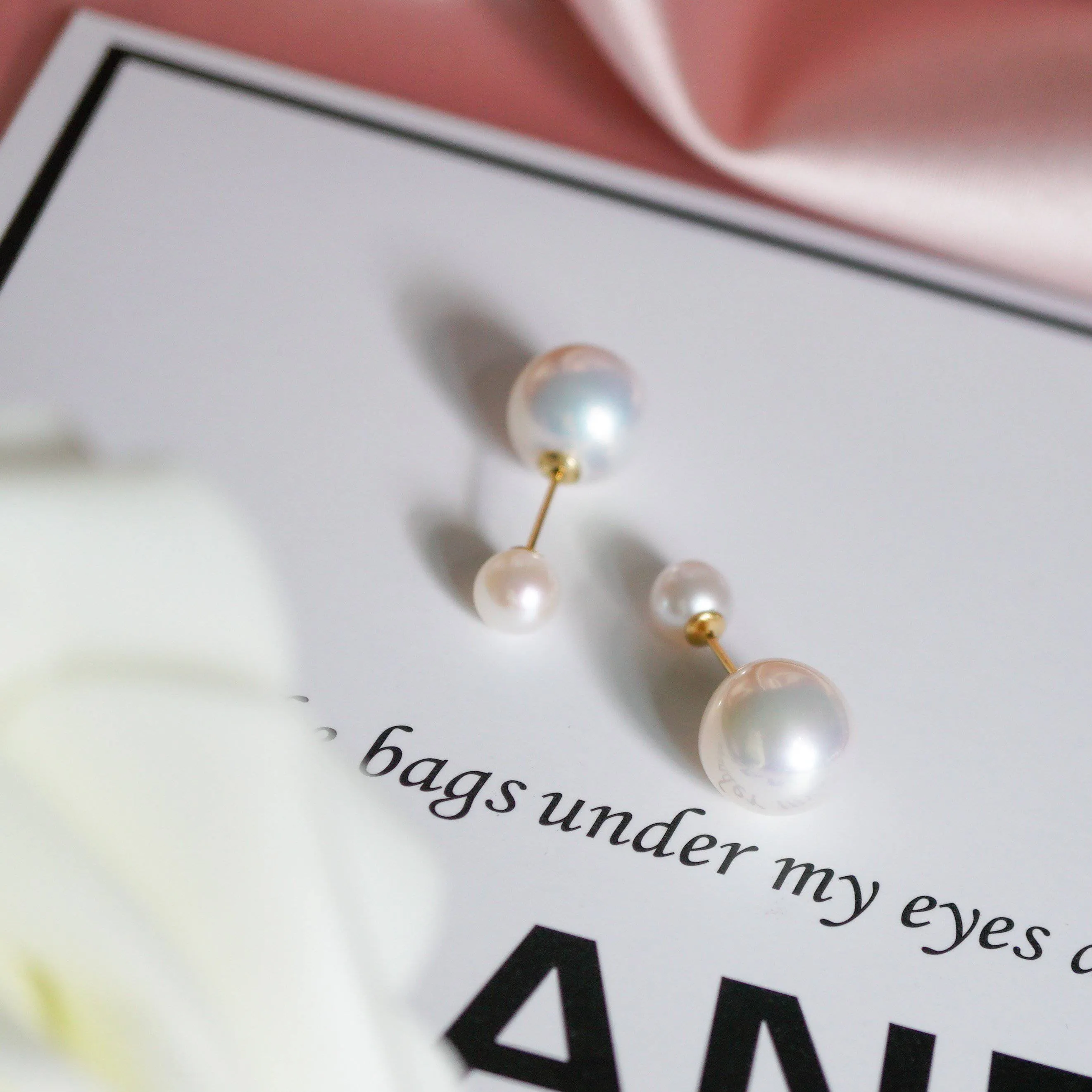 Interchangeable Freshwater Pearl Earrings WE00038 | Possibilities