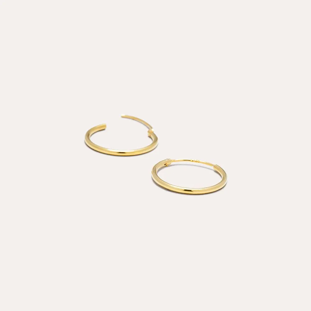 Joop Solid Gold Small Hoops